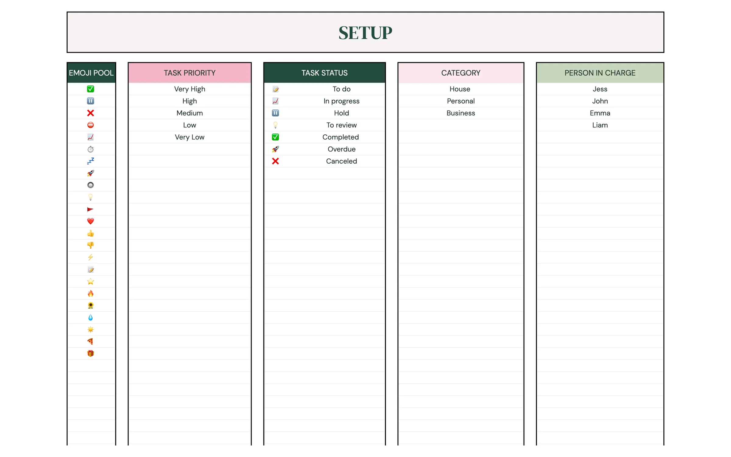 Planly Done List – Setup